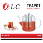  أبريق شاي زجاجي مقاومة للحرارة - 1100 مللي -36113