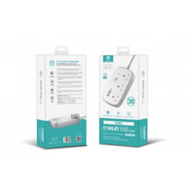 توصيله ديفون الذكيه تدعم الواي فاي بطول2متر ابيض 